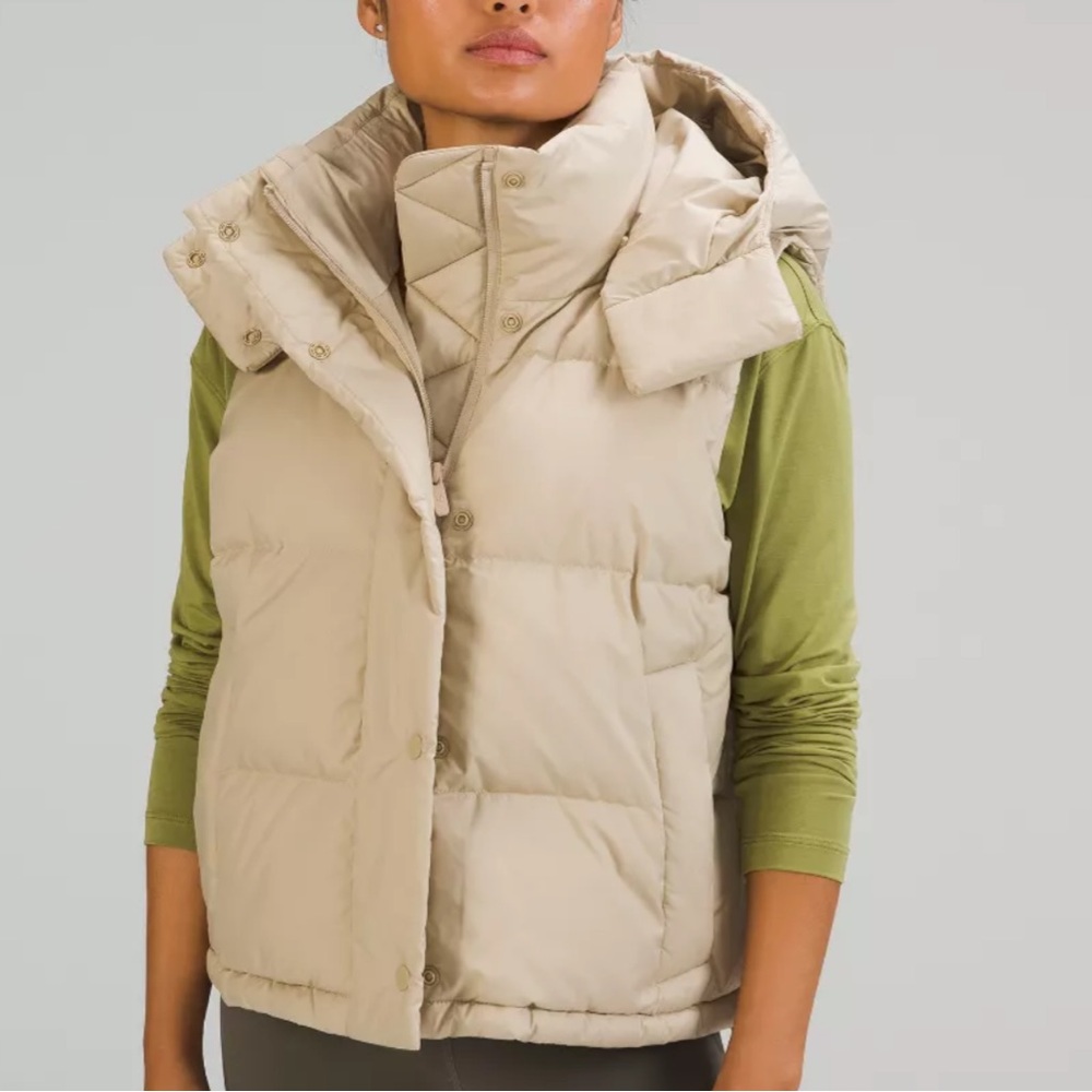 Lulu Lemon Wunder Puff 600-Down-Fill Cropped Vest